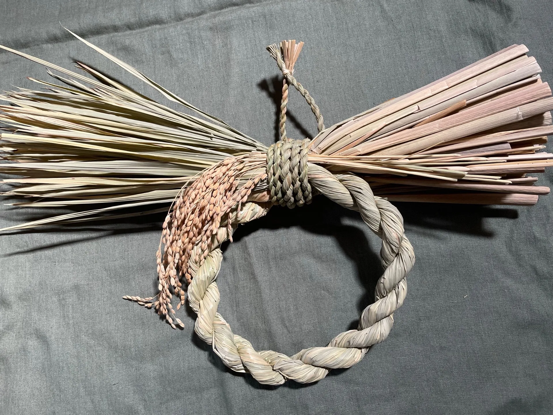 お正月用 国産マコモしめ縄、販売開始!